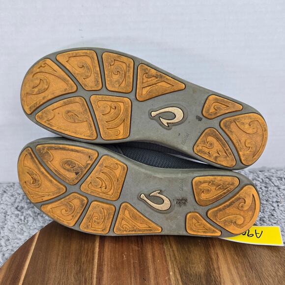 Olukai Nohea Mesh Slip On Dark Shadow Casual Loafer Sneakers Mens 10 10188-4242 - Picture 7 of 12